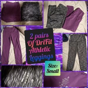 2 pairs of DriFit Athletic Leggings